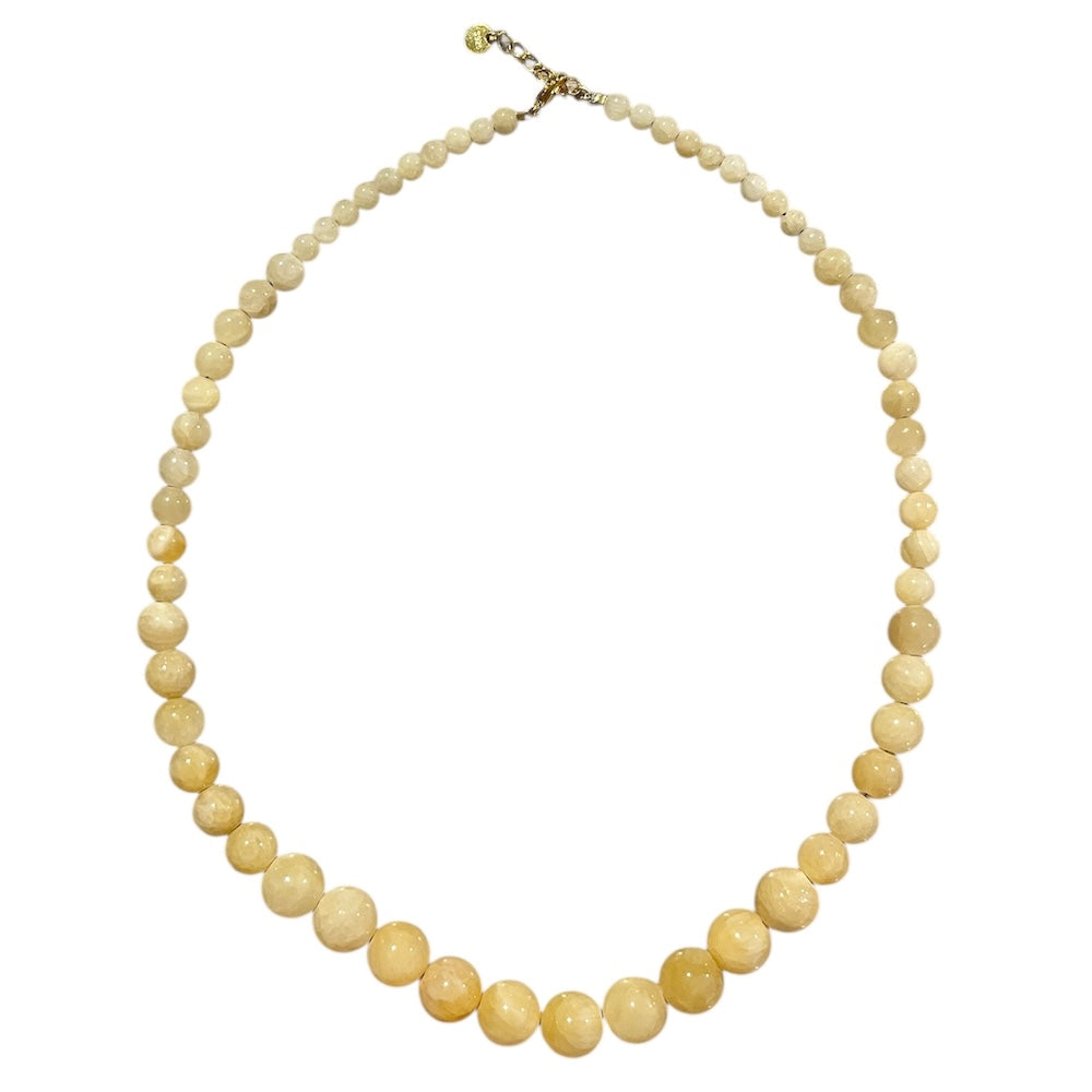 Gul Jade Halskæde